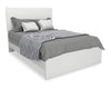 Riley Panel Bed with Headboard & Frame for Kids, Made in Canada, White - Full Size | Lit à panneaux Riley avec tête de lit et cadre de lit pour enfants, fabriqué au Canada, blanc - format lit double