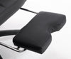 Tommy 28.7" Faux Leather Adjustable Office Chair with Footrest and Adjustable Arms – Black  | Chaise de bureau réglable Tommy de 28.7 po en similicuir avec repose-pieds et accoudoirs réglables - noire