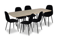 Joss 7pc Dining Set with Table & 6 Chairs - 63-86.5