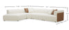 Tribeca 4-Piece Left-Facing Sectional - Pearl | Sofa sectionnel de gauche Tribeca 4 pièces - perle