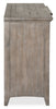 Wesley 70" Traditional TV Stand with Storage and Cable Management for TVs up to 75" - Dovetail Grey | Meuble pour téléviseur traditionnel Wesley de 70 po avec rangement et système de gestion des câbles