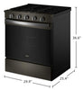 Whirlpool 30" 5 Cu. Ft. Gas Range with Air Cooking - Black-on-Stainless - WSGS5030SV | Cuisinière à gaz Whirlpool de 5 pi³ et de 30 po avec cuisson à air - noir sur acier inoxydable - WSGS5030SV
