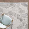 Cove Waves Grey Area Rug - 5'3" x 7'7" | Carpette Cove grise à motif de vagues - 5 pi 3 po x 7 pi 7 po