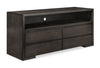 Zelda 64" TV Stand with Storage and Cable Management – Warm Mocha | Meuble pour téléviseur Zelda de 64 po avec rangement et système de gestion des câbles - moka chaud | ZEL68TVS