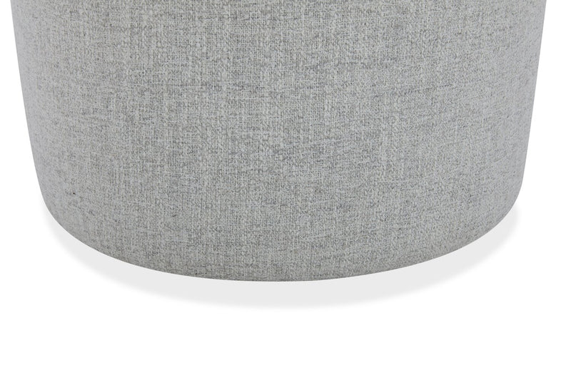 Zola Gliding Dining Chair with Polyester Fabric - Grey