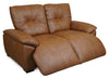 Bello 67" Leather-Look Fabric Power Reclining Loveseat - Brown | Causeuse à inclinaison électrique Bello de 67 po en tissu d’apparence cuir - brune