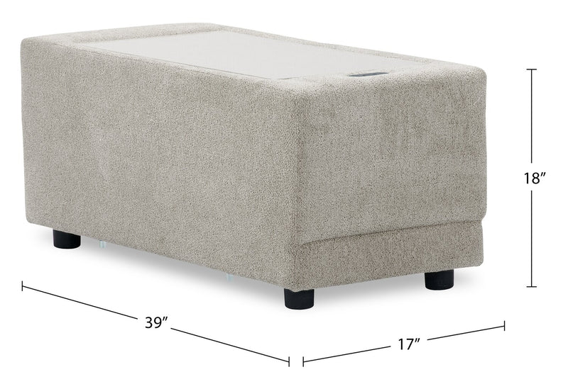 Voyage Modular Fabric Console – Beige