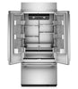 KitchenAid 36" 20.8 Cu. Ft. French Door Bottom Mount Refrigerator - Stainless Steel - KBFN536SPS | Réfrigérateur KitchenAid de 20,8 pi3 et de 36 po à portes françaises à congélateur inférieur - acier inoxydable - KBFN536SPS