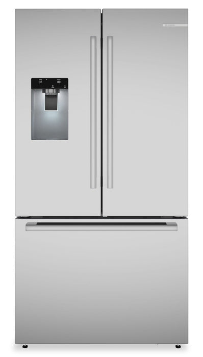 Bosch 500 Series 36\" 26 Cu. Ft. French-Door Refrigerator - Stainless Steel - B36FD52SNS
