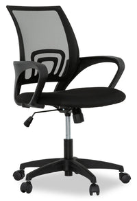 Sealy® Raven 25.2” Adjustable Ergonomic Office Chair with Mesh Padding - Black