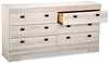 Yorkdale White Dresser - Contemporary style Dresser in White Engineered Wood