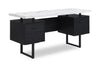 Winslow 60" Desk with 3-Drawers – Black | Bureau Winslow de 60 po à 3 tiroirs - noir