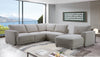 Voyage Modular 6-Piece Right-Facing Fabric Sectional with Console and Removable Back Cushions – Taupe | Sofa sectionnel modulaire de droite Voyage 6 pièces en tissu avec console et coussins de dossier amovibles - taupe