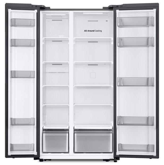 Samsung 36\" 20.5 Cu. Ft. Counter-Depth Side by Side Refrigerator with SpaceMax Technology - RS20DG4000M9AA