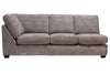 Made in Canada Luxe 3-Piece Right-Facing Fabric Sectional with Removable Cushions - Zaftig Dove Grey | Sofa sectionnel de droite Luxe 3 pièces fabriqué au Canada en tissu avec coussins amovibles - gris colombe Zaftig