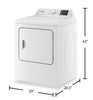 Whirlpool 29" 7.0 Cu. Ft. Electric Dryer with AutoSensing - YWED4105SW  | Sécheuse électrique Whirlpool de 7,0 pi3 et de 29 po avec détection automatique - YWED4105SW