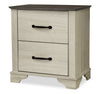 Clara 6pc Bedroom Set with Bed, Dresser, Mirror & Nightstand, Bleached Oak & Brown - Queen Size | Ensemble de chambre à coucher Clara 6 pièces avec lit, commode, miroir et table de nuit, chêne blanchi et brun - format grand lit