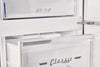 Unique Classic Retro 28" 17 Cu Ft. Bottom Mount Refrigerator - Black - UNQ-455L B AC | Réfrigérateur Classic Rétro d’Unique de 28 po et de 17 pi3 à congélateur inférieur - noir - UNQ-455L B AC