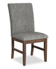 Rain 7pc Dining Set with Table & 6 Grey Chairs, 72"W - Grey/Brown | Ensemble de salle à manger Rain 7 pièces avec table de 72 po (L) et 6 chaises grises - gris et brun