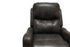 Ellis 32" Faux Leather Glider Reclining Chair – Grey  | Fauteuil coulissant et inclinable Ellis 32 po de en similicuir - gris