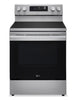 LG 6.3 Cu. Ft. Smart Electric Range with Air Fry - Stainless Steel - LREN6323YE | Cuisinière intelligente électrique LG de 6,3 pi³ avec friture à air - acier inoxydable - LREN6323YE