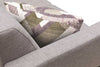 Kort & Co. Freeman 88" Linen-Look Fabric Sofa with Wood Base and Tufted Back Cushions - Dove White | Sofa Freeman Kort & Co. de 88 po en tissu d’apparence lin avec pattes en bois et coussins de dossier capitonnés - blanc colombe