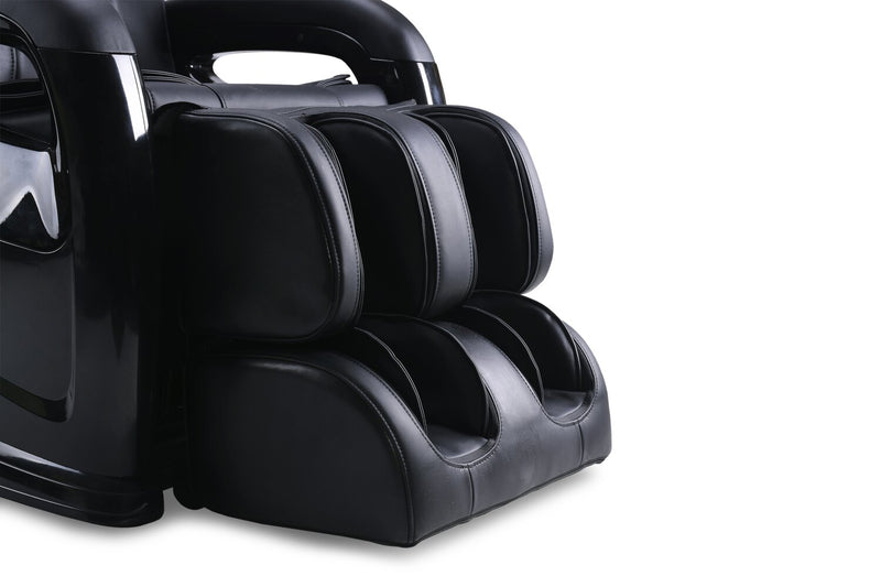 Remedy 30.3\" Faux Leather Reclining Massage Chair - Black