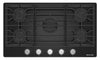 KitchenAid 36" Gas-on-Glass Cooktop - KCGG536PBL | Surface de cuisson à gaz sur vitrocéramique KitchenAid de 36 po – KCGG536PBL | KCGG536P