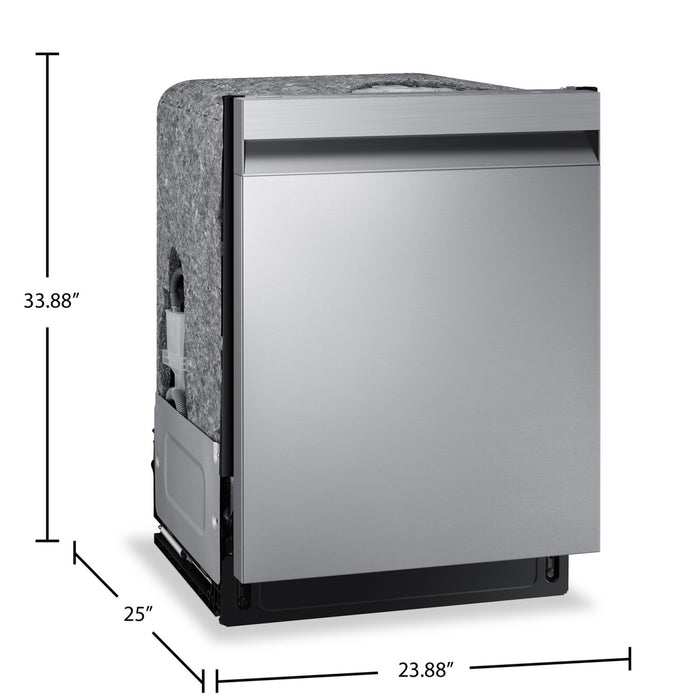 Samsung 24\" 46 dBA Smart Built-In Dishwasher with StormWash™ - Stainless Steel - DW80CG5450SRAA