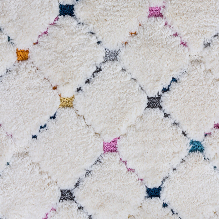 Robin Multi-Colour Moroccan Shag Area Rug - 7'11\" x 10'10\"