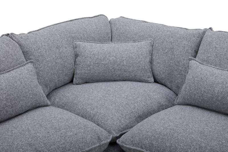 Monaco 5-Piece Sectional - Grey
