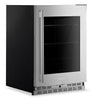 KitchenAid 24" Undercounter Refrigerator with Metallic Accents – PrintShield Stainless - KURL524SPS | Réfrigérateur KitchenAid de 24 po sous le comptoir avec touches métalliques - acier inoxydable PrintShieldMC - KURL524SPS