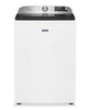 Maytag 6.0 Cu. Ft. Pet Pro Smart Top-Load Washer and 7.4 Cu. Ft. Gas Dryer - White  | Laveuse intelligente à chargement par le haut Animal Pet Pro de 6,0 pi3 et sécheuse à gaz de 7,4 pi3 de Maytag - blanches  | MATL72WG