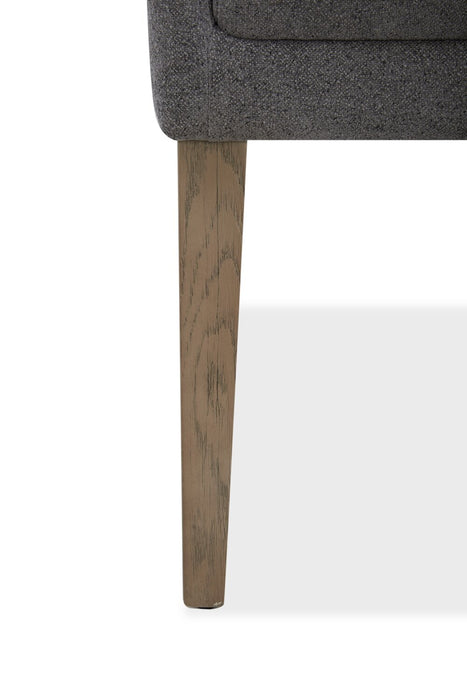 Clay Dining Chair with Polyester Fabric - Pewter Grey