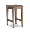 Gordon 18” Round Solid Wood End Table - Brown