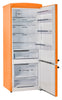 Unique Classic Retro 28" 17 Cu Ft. Bottom Mount Refrigerator - Orange - UNQ-455L O AC | Réfrigérateur Classic Rétro d’Unique de 28 po et de 17 pi3 à congélateur inférieur - orange - UNQ-455L O AC