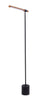 Hollar 56" Matte Black and Wood LED Floor Lamp | Lampe à pied à DEL Hollar de 56 po noir mat et bois