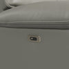 Matteo 64" Genuine Leather Power Reclining Loveseat - Aviarah Grey | Causeuse à inclinaison électrique Matteo de 64 po en cuir véritable - gris Aviarah