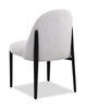 Kort & Co. Capri Dining Chair with Linen-Look Fabric, Metal - Beige | Chaise de salle à manger Capri de Kort & Co. en tissu d’apparence lin et en métal - beige