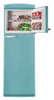 Unique Classic Retro 24" 11 Cu Ft. Top Freezer Refrigerator – Ocean Mist Turquoise - UNQ-310L T TM | Réfrigérateur Classic Rétro d’Unique de 24 po et de 11 pi3 à congélateur supérieur - turquoise brume marine - UNQ-310L T TM