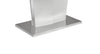 Naya Dining Table, 63-78.75"W Self-Storing Butterfly Leaf, Metal, Glass, Faux Marble – White | Table de salle à manger Naya de 63 po à 78,75 po (L) avec papillon se rangeant sous la table, en métal, en verre en imitation de marbre - blanche