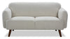 Sadie 63" Fabric Loveseat with Rubberwood Legs – Sand | Causeuse Sadie de 63 po en tissu avec pattes en hévéa - sable
