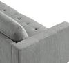 Metro 2-Piece Right-Facing Fabric Sectional with Chaise and Tufted Seat Cushions - Grey | Sofa sectionnel de droite Metro 2 pièces en tissu avec fauteuil long et coussins de siège capitonnés - gris