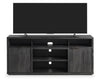 Brenner 64" TV Stand with Storage and Cable Management for TVs up to 60" - Charcoal | Meuble pour téléviseur Brenner de 64 po avec rangement et système de gestion des câbles pour téléviseurs jusqu’à 60 po - anthracite