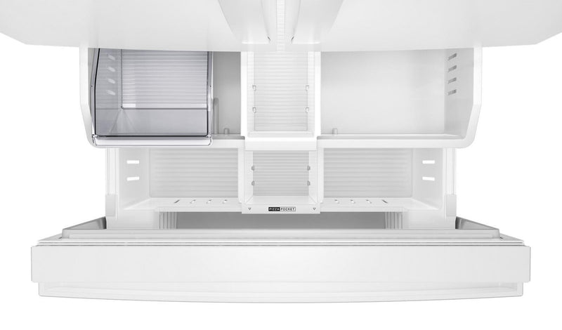 Whirlpool 36\" 30 Cu. Ft. French-Door Refrigerator with Dual Ice Makers - White - WRFF3736SW