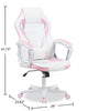 Velocity 24" Ergonomic Gaming Chair - White & Pink | Fauteuil de jeu ergonomique Velocity de 24 po - blanc et rose