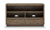 Elm 52” Rustic Pine Sofa Table with Storage and Cable Management - Brown | Table de salon rustique Elm de 52 po en pin - brune