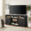 Brenner 64" TV Stand with Storage and Cable Management for TVs up to 60" - Charcoal | Meuble pour téléviseur Brenner de 64 po avec rangement et système de gestion des câbles pour téléviseurs jusqu’à 60 po - anthracite