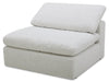 Sky Modular 44" Fabric Armless Chair with Removable Feather Down Cushions - Nathan Wheat | Fauteuil sans accoudoirs modulaire Sky de 44 po en tissu avec coussins amovibles en duvet et plumes - blé Nathan