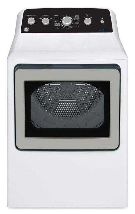 GE 4.9 Cu. Ft. Top Load Washer and 7.2 Cu. Ft. Electric Dryer with SaniFresh